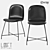 LoftDesigne 2473 Metal & Leather Chair 3D model small image 1