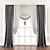 Refined Curtain Design 3D model small image 1