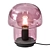 Elegant Purple Glass Table Lamp 3D model small image 1