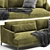 Poliform Bellport Sofa: Modern Elegance in Millimeters 3D model small image 3