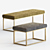 Kubo Brass Leg Bench 3D model small image 2