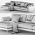 Le Marais Sofa - Italian Luxury Comfort 3D model small image 1