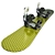 Powder Pro Snowboard Gear 3D model small image 1