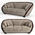 Elegant Modigliani Sofas: Luxury and Comfort 3D model small image 1