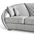 Elegant Modigliani Sofas: Luxury and Comfort 3D model small image 3