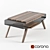 Polyline Wooden Coffee Table 3D model small image 1