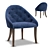 Elegant Comfort: Claris Chair 3D model small image 1