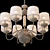 Crystal Lux ADAGIO SP8 Chandelier 3D model small image 2
