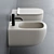 Cielo Era Wall-Hung WC: Modern and Sleek Ceramic Toilet 3D model small image 2