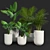 Elegant Seminyak Grey Planter: Stylish, Versatile, and High-Quality 3D model small image 1