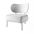 Elegant Bistro Armchair 3D model small image 2