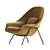 Elegant Knoll Saarinen Chair: Ultimate Comfort 3D model small image 2