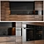 Modern Kitchen Set: Poliform My Planet, Blanco Sink, Miele Oven & Microwave 3D model small image 1