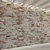 Vintage Brick Wall Texture 3D model small image 2