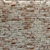 Vintage Brick Wall Texture 3D model small image 3