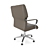 Hittite Accent Chair: Modern Design, Textured Overlay 3D model small image 2