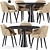 Creggan Dining Chair Set 3D model small image 1