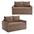 Elegant Stanley Sofa for Stylish Homes 3D model small image 1