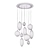 Elegant Ideal Lux Baco Chandelier 3D model small image 2