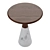 Modern Marble Woodsen Corner Table 3D model small image 2