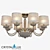 Adagio PL8 Pendant Chandelier 3D model small image 1