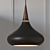 Orient Black Pendant Light by FRITZ HANSEN 3D model small image 1