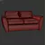 Nadeau 2 Piece Sofa Set: Elegant Comfort for Your Home 3D model small image 3