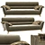 Elegant Signorini & Coco Daytona Sofa 3D model small image 1