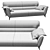 Elegant Signorini & Coco Daytona Sofa 3D model small image 3
