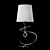 MARA 1649 OM Table Lamp - Stylish Illumination in Chrome 3D model small image 1
