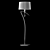 MARA 1652 OM Floor Lamp: Chic Perforated Fabric Shade 3D model small image 2