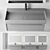 7.0 Set 2 | Wall-Mounted Drawers Vanity 3D model small image 1