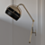 Title: Sleek Black Widow Wall Sconce 3D model small image 2