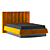 Title: Modern Turbosmooth Bed 3D model small image 1