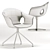 Poltrona Frau Ginger Ale Desk-Chair: Elegant and Functional 3D model small image 3
