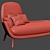 Luxury Comfort: Poliform Mad Chaise 3D model small image 3