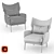 Cozy Alex Armchair: Stylish Comfort for Any Space 3D model small image 2