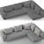 Alberta Premiere: Luxurious Sofas with Unparalleled Elegance 3D model small image 3