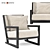 Luxurious Clio Armchair: Timeless Elegance 3D model small image 1