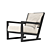 Luxurious Clio Armchair: Timeless Elegance 3D model small image 2