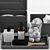 Modern Bathroom Essentials Set 3D model small image 2