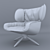 Modern B&B Italia Tabano Armchair 3D model small image 3