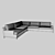 Modular Sofa: Hugo Divano C88 3D model small image 3