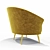 Elegant Maya Armchair: Polys 50,388 3D model small image 3