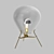 Modern Mushroom Floor Lamp 3D model small image 1