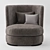 Elegant Gabbo Armchair: Perfect Blend of Style and Comfort 3D model small image 2