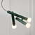 Elegant PARC 04 Pendant: Lambert & Fils 3D model small image 1