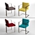 Elegant S2 Murena Armchair 3D model small image 2