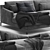 Modern Poliform Bellport Sofa 3D model small image 2