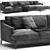 Modern Poliform Bellport Sofa 3D model small image 3